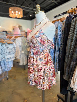 Western Nights Open Back Romper