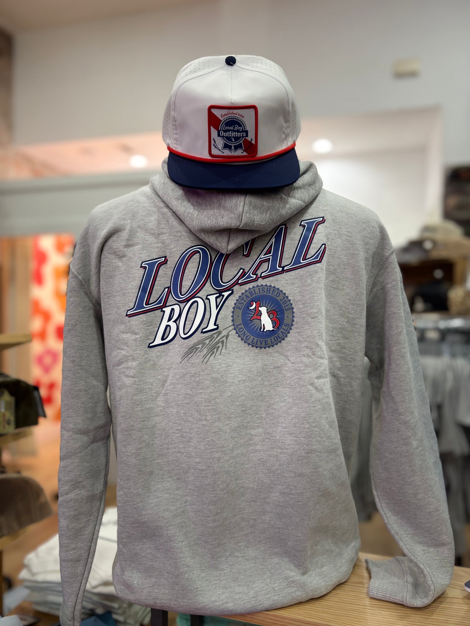 Local Boy Vintage Busch Hoodie