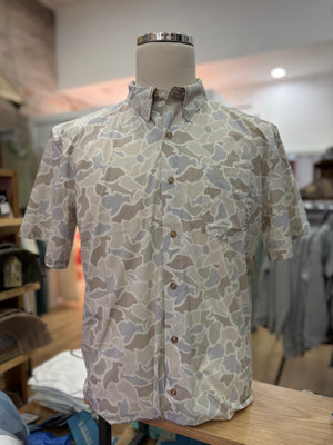 Local Boy Outfitters Low Country Button Up Shirt - Saltwater Camo