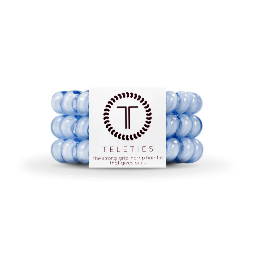 Spiral Hair Coils | Large | Washed Denim