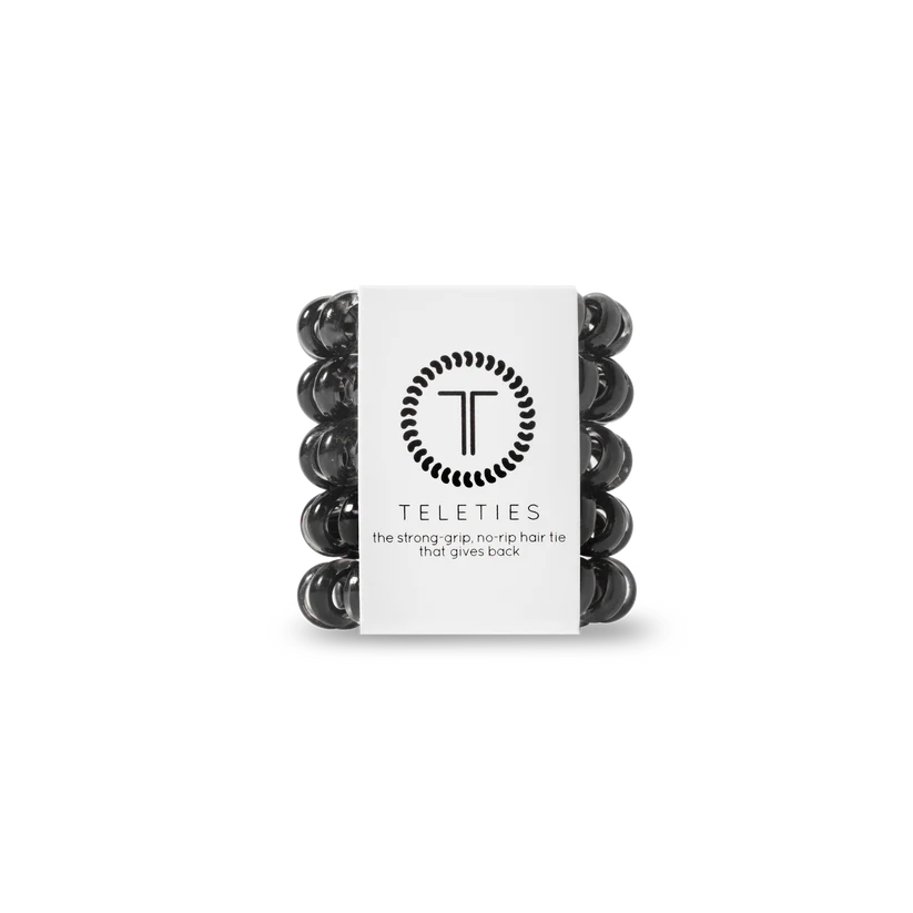 Spiral Hair Coils | Tiny | Jet Black