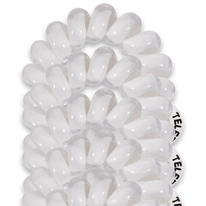 Spiral Hair Coils | Tiny | Coconut White