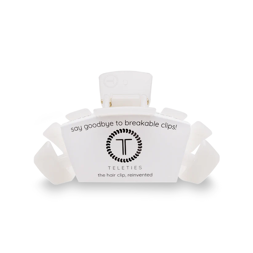 Classic Hair Clip | Small | Coconut White