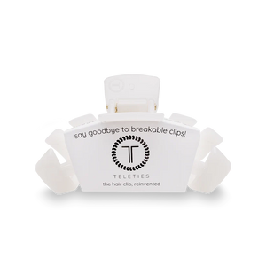 Classic Hair Clip | Small | Coconut White