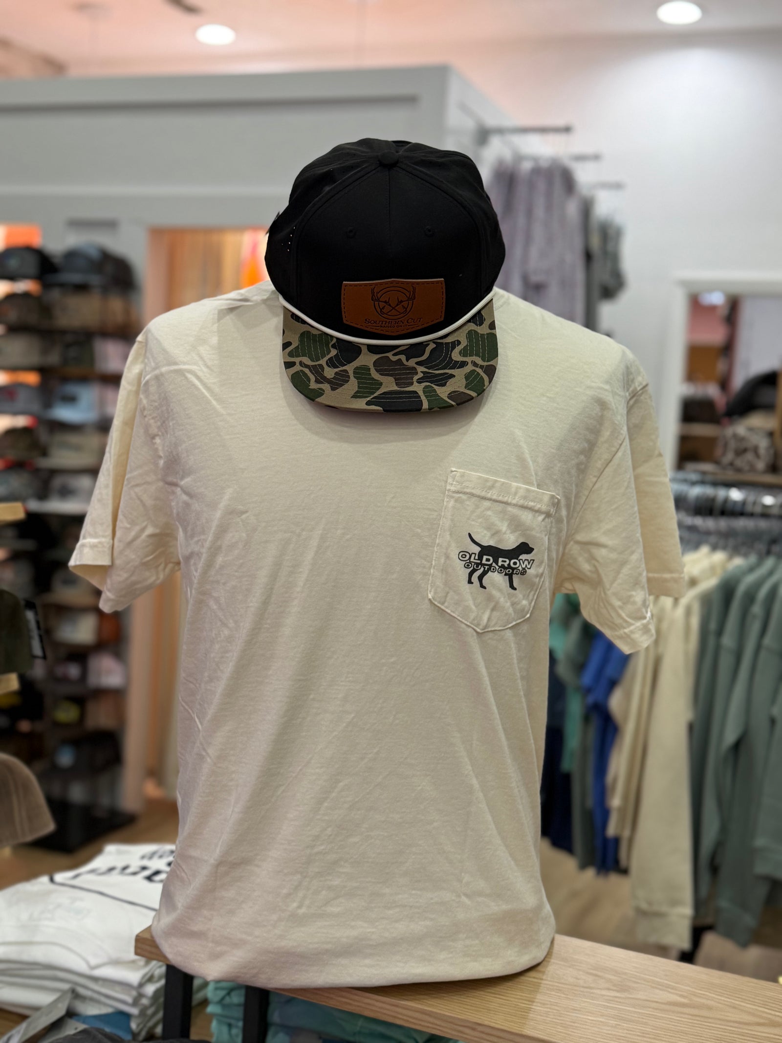 Old Row Camo Pointer Short Sleeve Tee