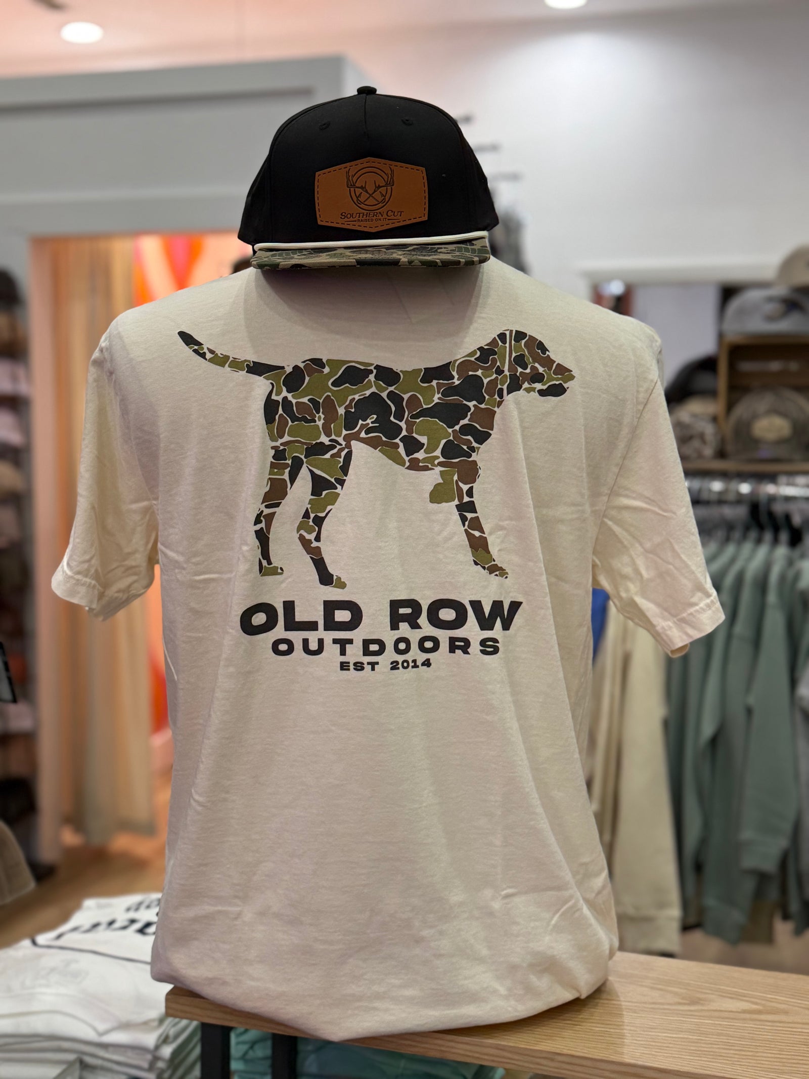 Old Row Camo Pointer Short Sleeve Tee