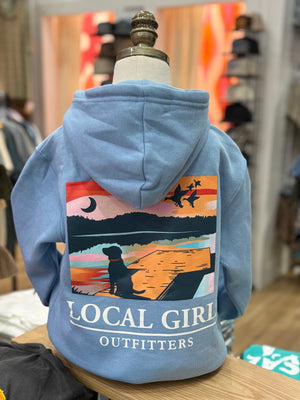Local Girl Youth Lab on Dock Hoodie