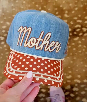 Denim Mother Trucker Hat