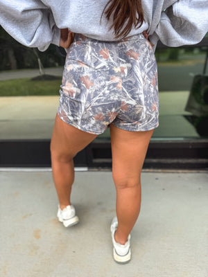 Birdie Active Edge Skort - Timber Haze Camo