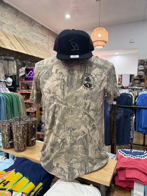 Southern Cut Swamp Country Washed Camo Tee