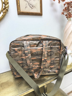 Birdie Daily Hustle Duffle Bag - Smoked Oak Camo