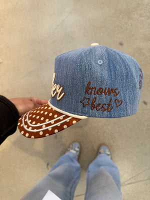 Denim Mother Trucker Hat