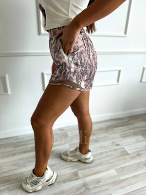 Birdie Swift Shorts in Dark Camo