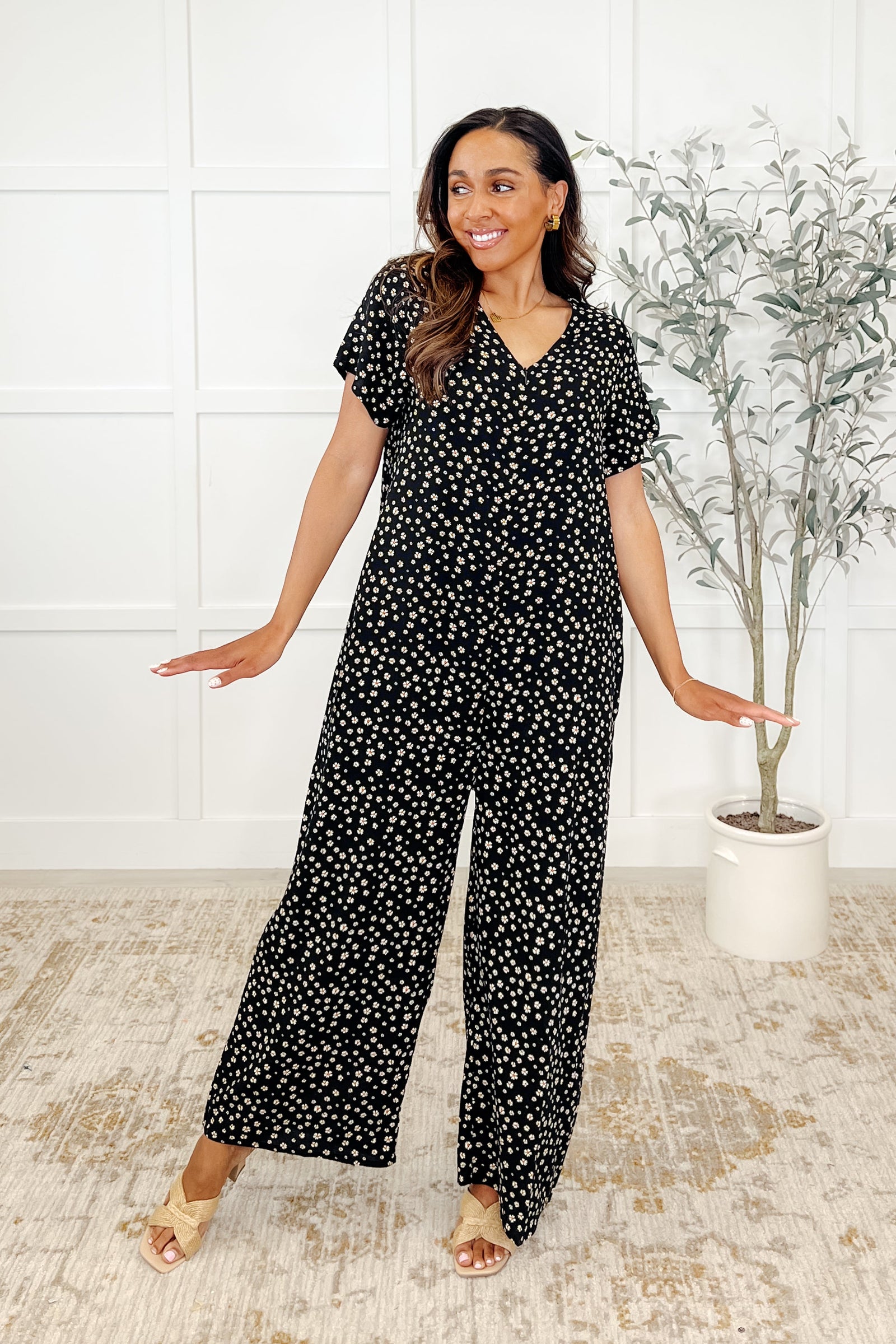 Jasmine Jumpsuit Blossoms