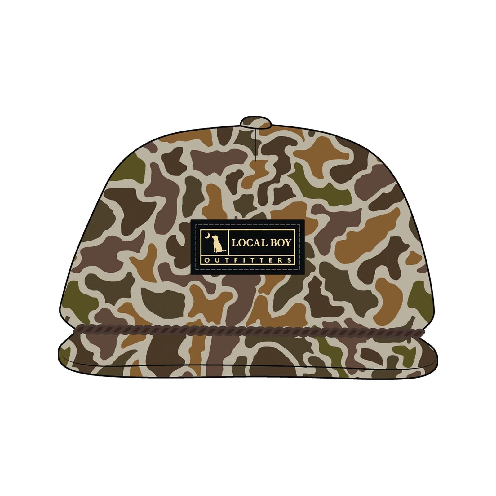 Local Boy Youth Woven Patch Rope Hat