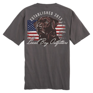 Local Boy Patriotic Pup SS Tee