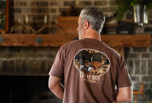 Local Boy Deer Drive Tee - Espresso