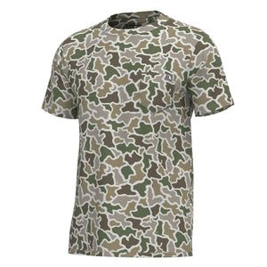 Local Boy Short Sleeve Heather Blend Crew -  DC Dog & Moon Camo