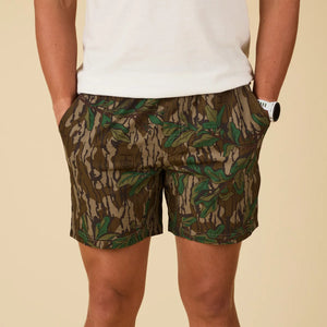 Local Boy Volley Shorts - Green Leaf