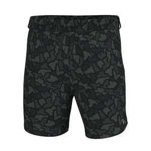 Local Boy Volley Shorts - Black Dog & Moon Camo