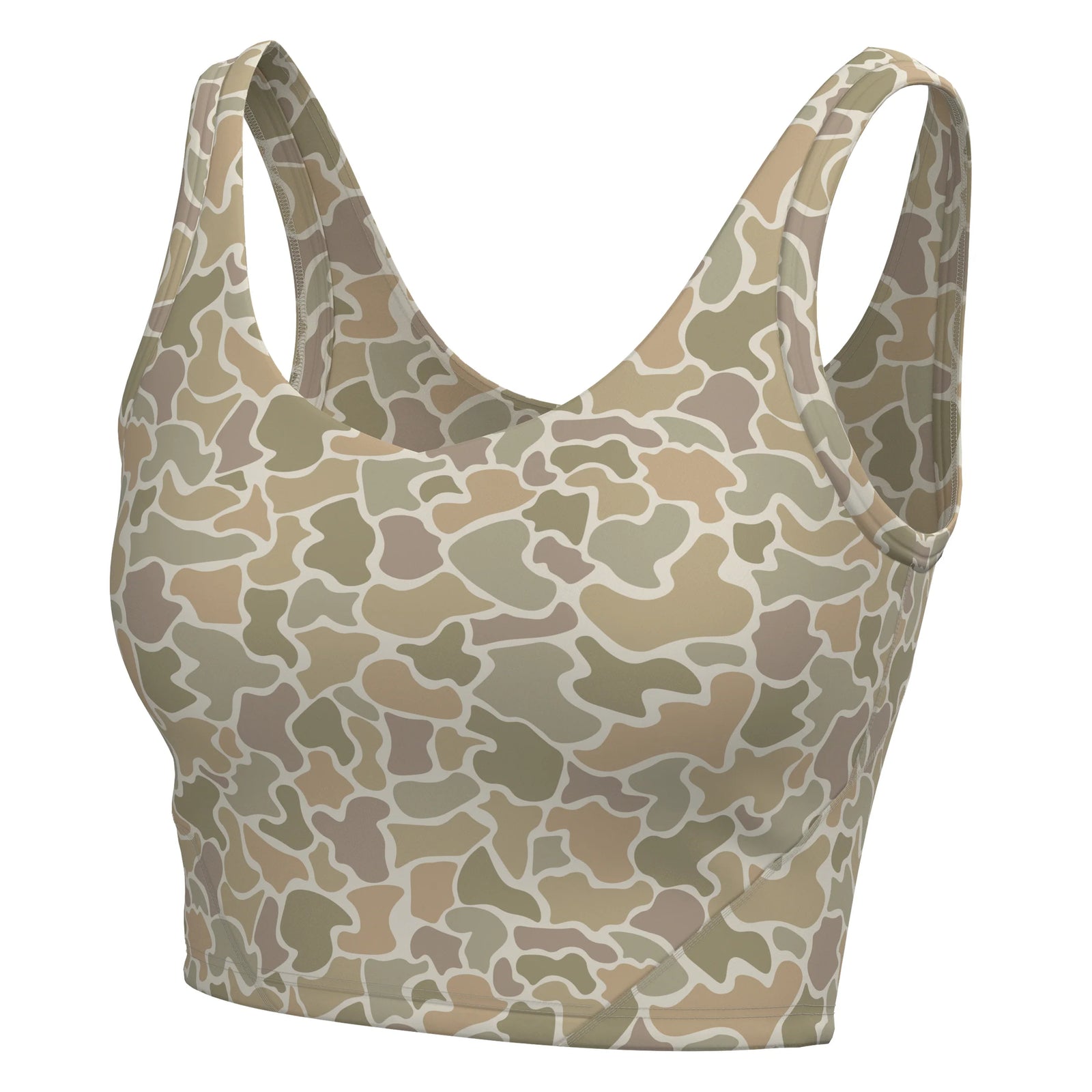 Local Girl Athletic Tank Top - Forest Desert Camo