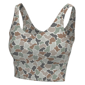 Local Girl Athletic Tank Top - Forest Camo Flora