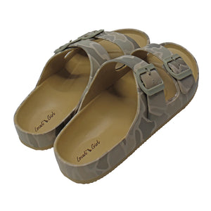 Local Girl Rubber Slides - Saltwater Camo