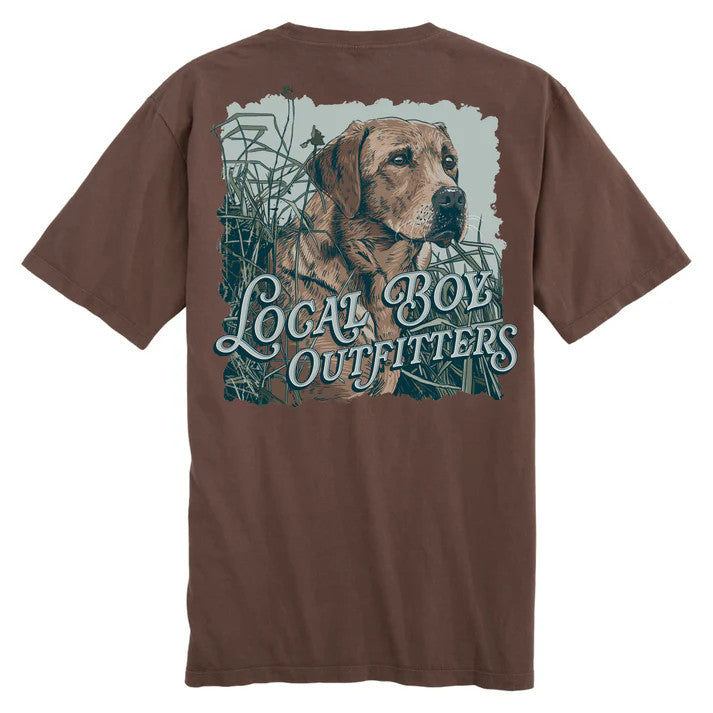 Local Boy Retriever Watch Tee - Espresso