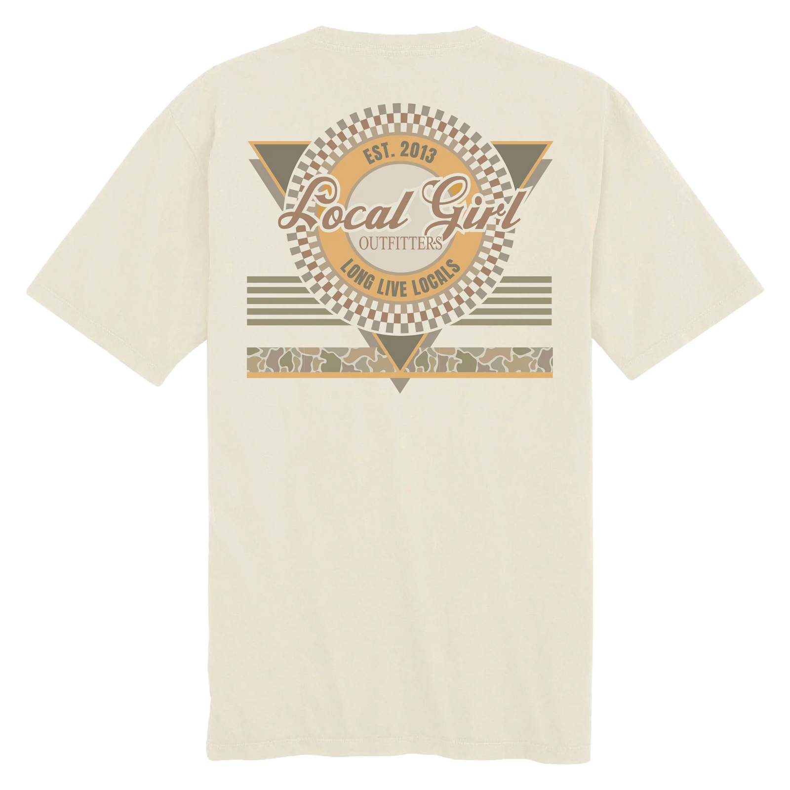Youth Local Girl Retro Triangle FC Desert Tee
