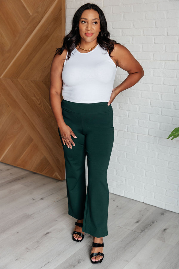 Magic Straight Pants in Hunter Green - Tennessee Jane