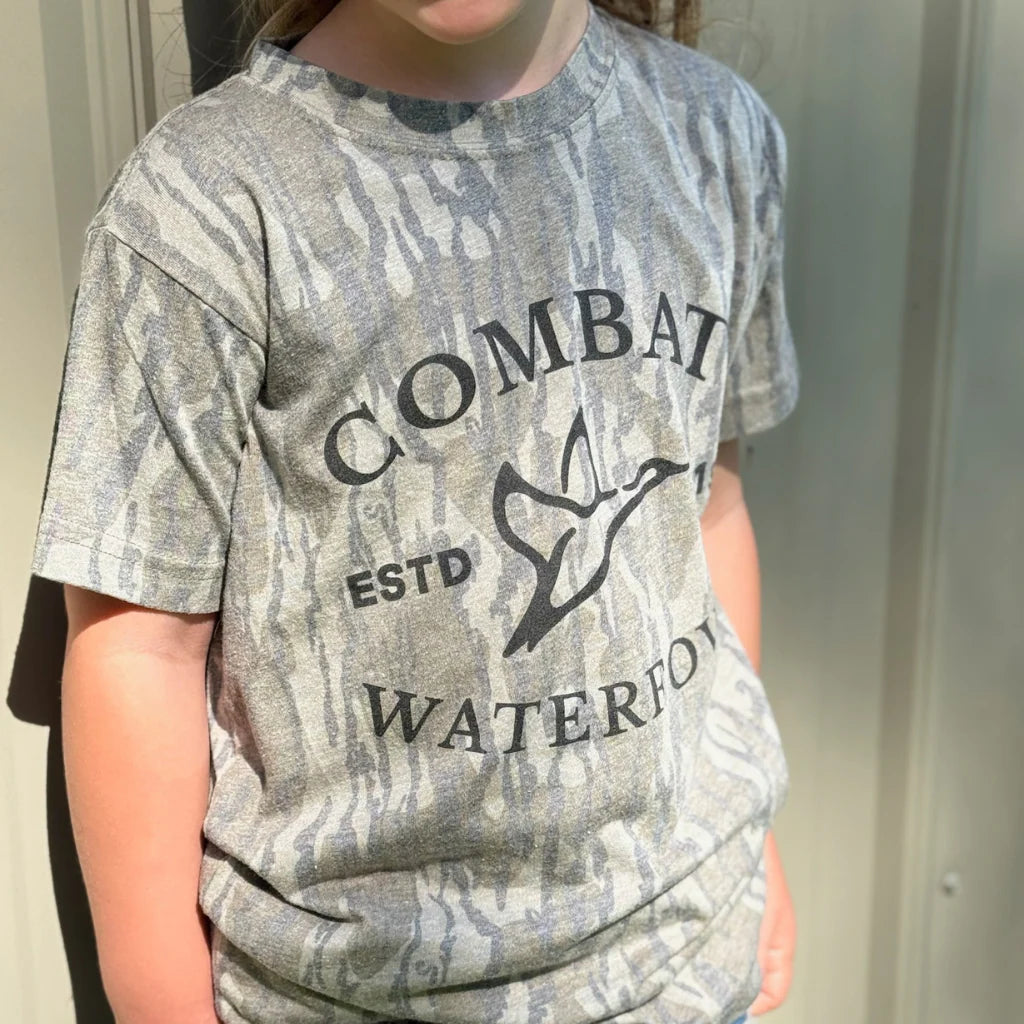 Combat Waterfowl Youth Bottomland Logo Tee