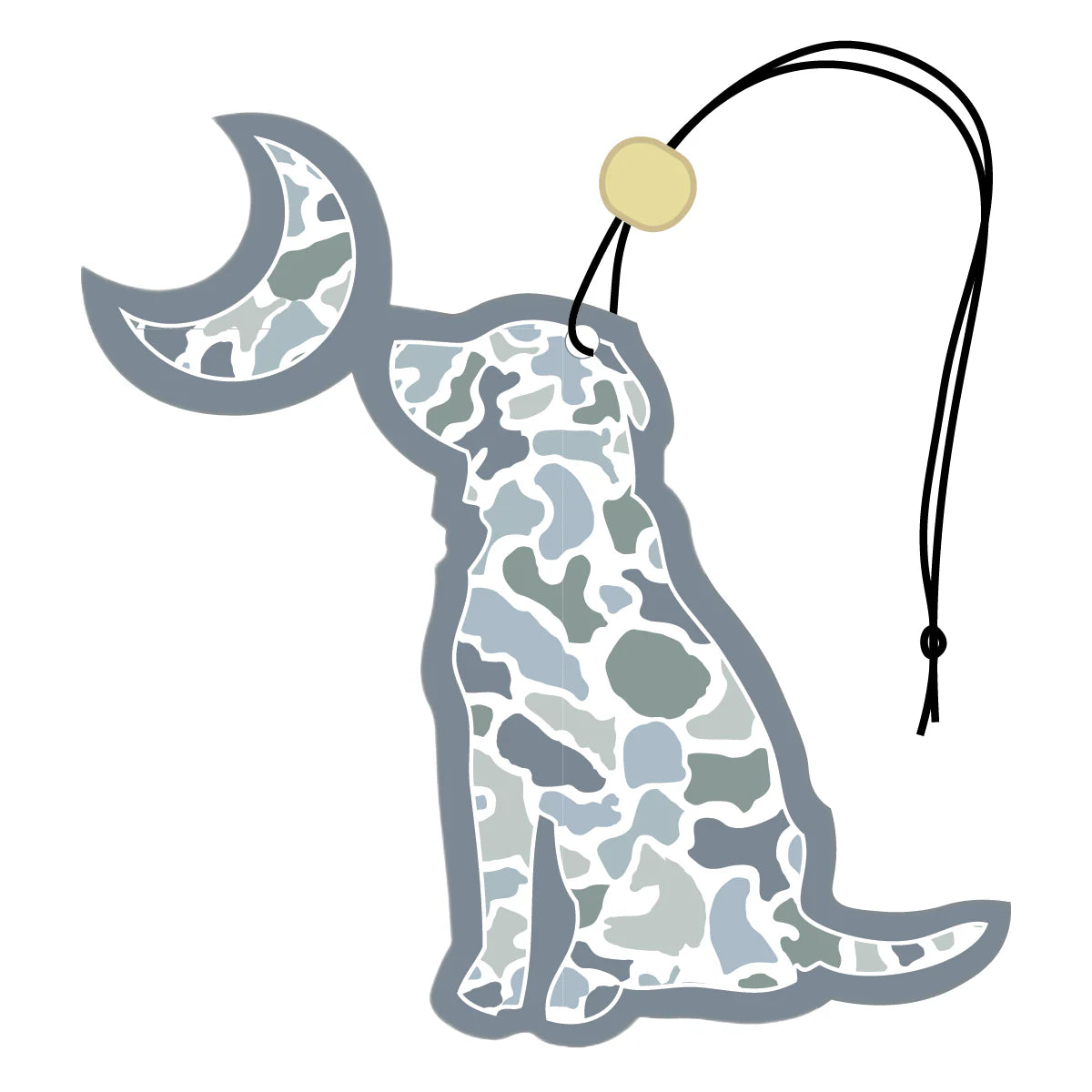 Local Boy Coast Dog & Moon Air Freshner
