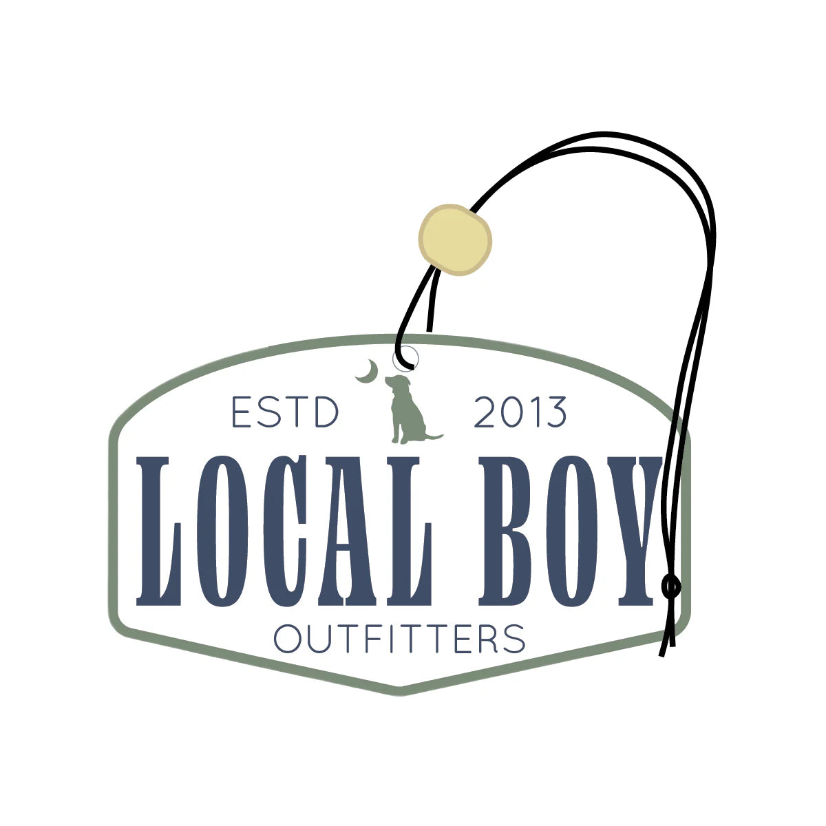 Local Boy Homegrown Badge Air Freshner