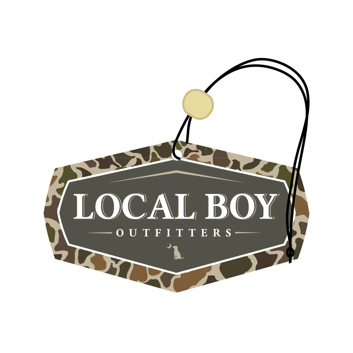 Local Boy Vintage Emblem Air Freshner