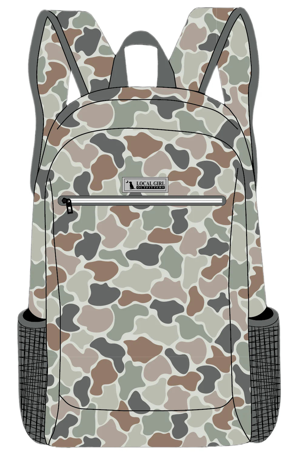 Local Girl Backpack - Forest Camo Flora