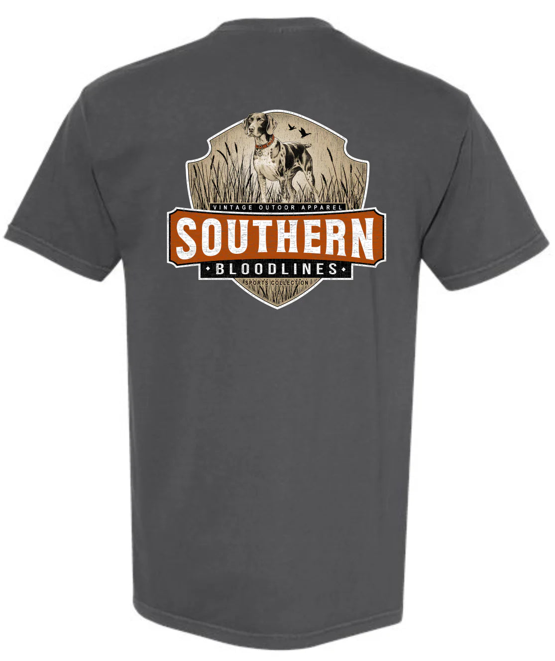 Southern Bloodlines Vintage Apparel Tee - Charcoal