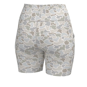 Local Girl Biker Shorts - Saltwater Camo