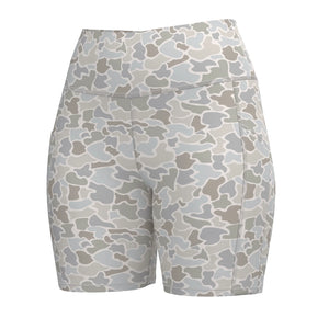 Local Girl Biker Shorts - Saltwater Camo