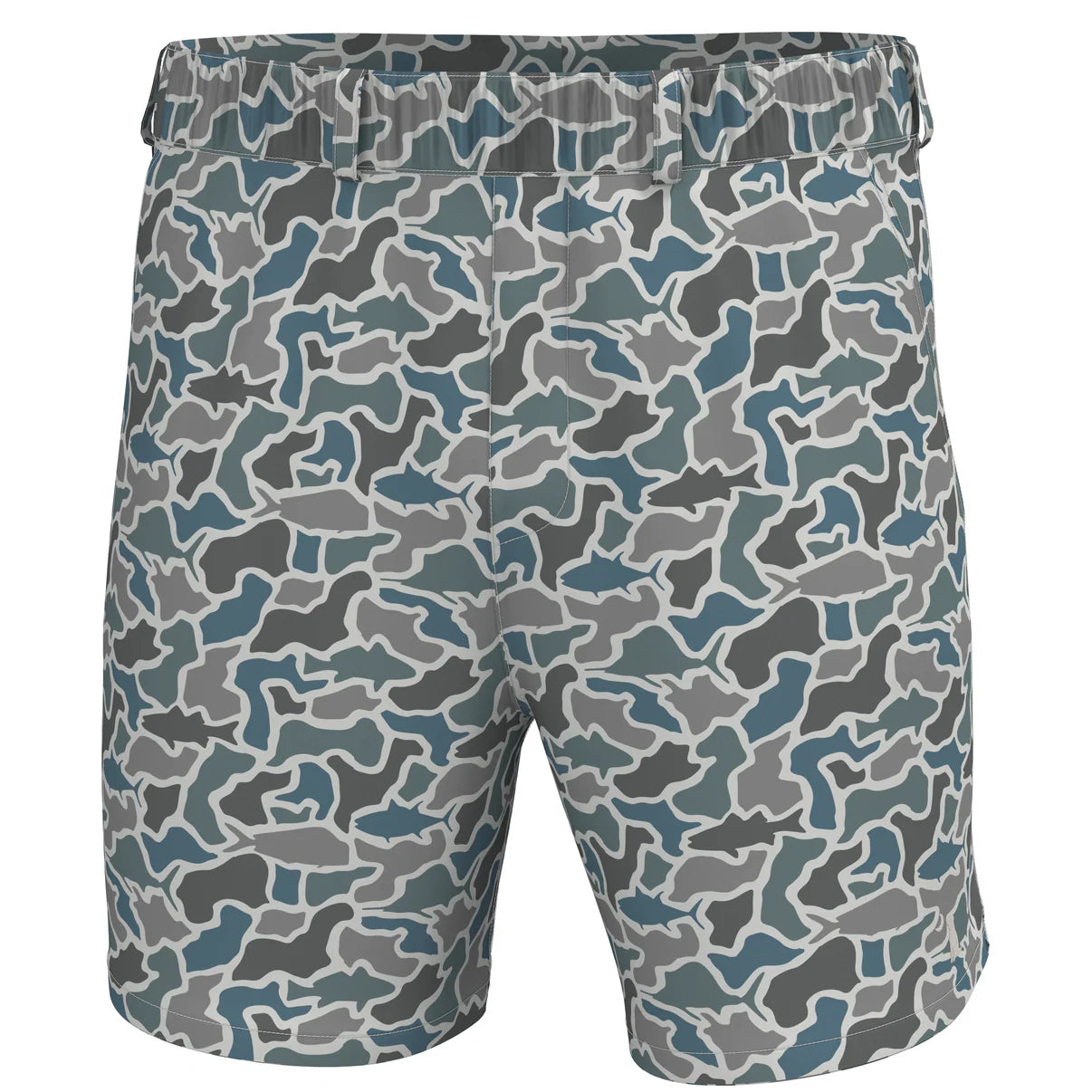 Local Boy Volley Shorts - Fish Camo