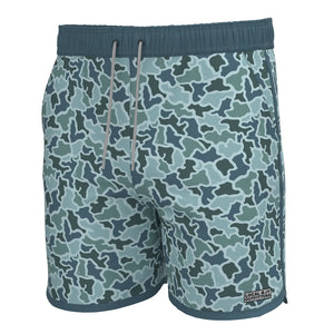 Local Boy Wando Swim Trunks - Blue Dog & Moon Camo