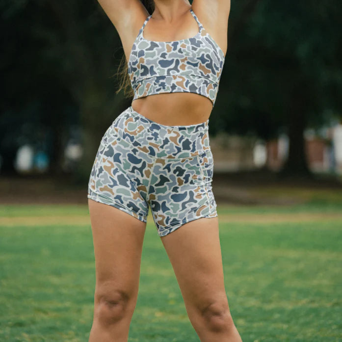 Local Girl Biker Shorts - Localflage Bluff