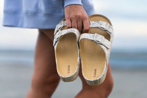 Local Girl Rubber Slides - Saltwater Camo