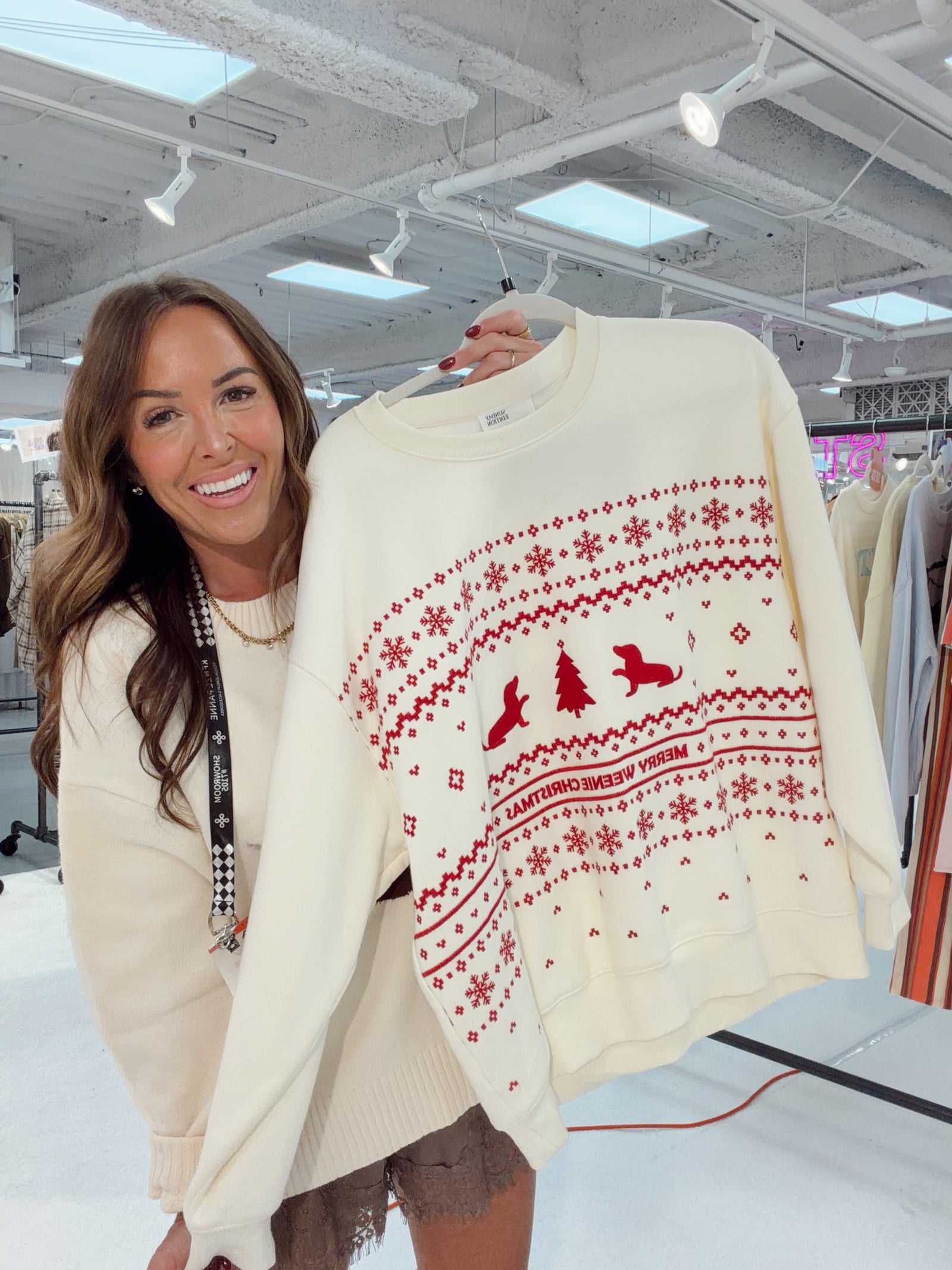 Dachshund Through The Snow Pullover