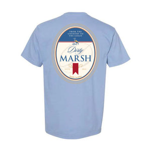 Dirty Marsh Beer Label Tee
