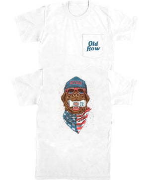 Old Row GBC Retro Can Pocket Tee - Ivory