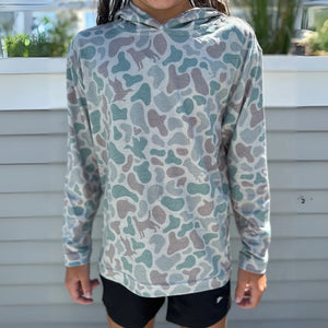 Combat Waterfowl YOUTH Performance Hoodie - Babylon