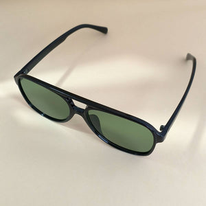 Vintage Double Bridge Aviator Sunglasses