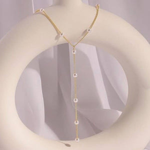 Fall In Love Dainty Pearl Necklace