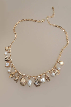 Pearly Girly Charm Necklace