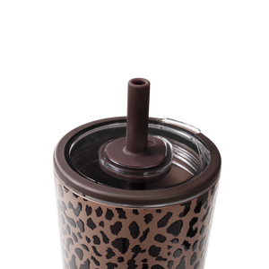 Brown Leopard HydroJug 20oz Everyday Tumbler